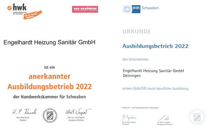 Karriere Urkunden 2022