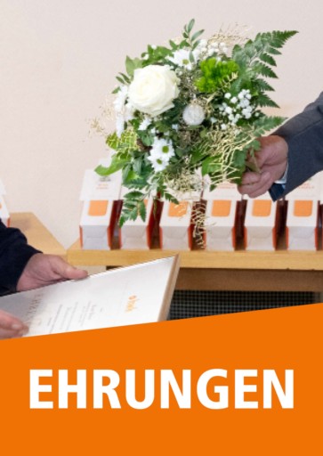 Ehrung für langjährige Mitarbeit